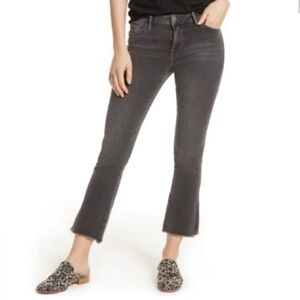 Free People Gray Ankle & Cropped Jeans